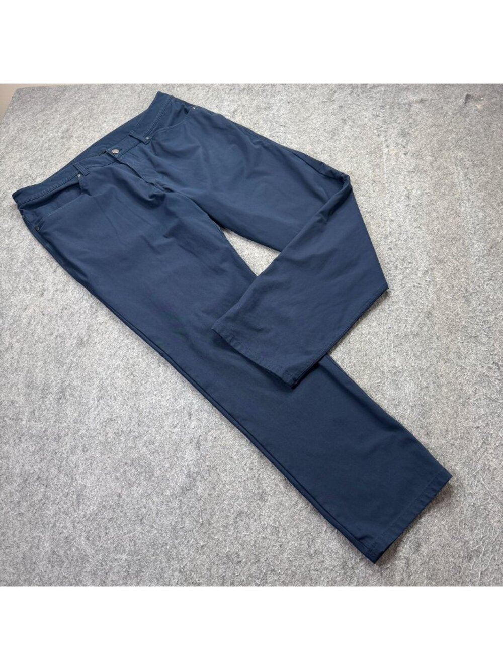 Lululemon ABC 5-Pocket Pants Men 36 x 31 Blue Classic Fit Stretch
